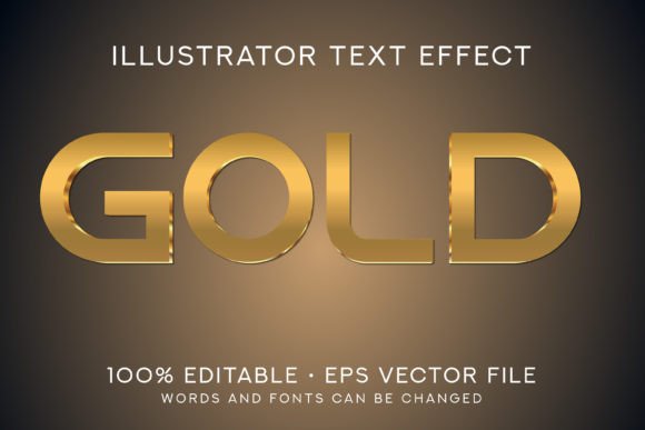3D Gold Text Style Effect: Elevate Your Design Projects