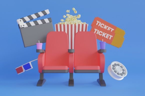 3d Red Cinema Armchair: A Versatile Design for Modern Workflows