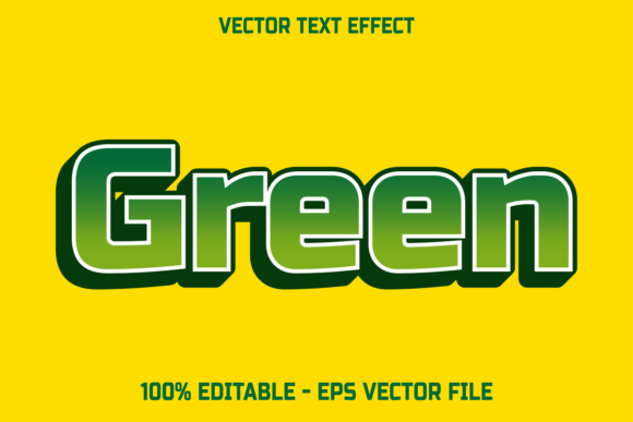 Green Text Effect: A Bold and Visually Striking Design Choice