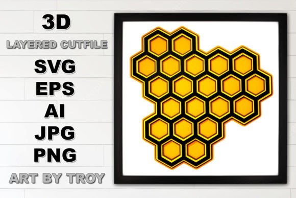 Honeycomb Beehive SVG: A Versatile Design for Creative Projects
