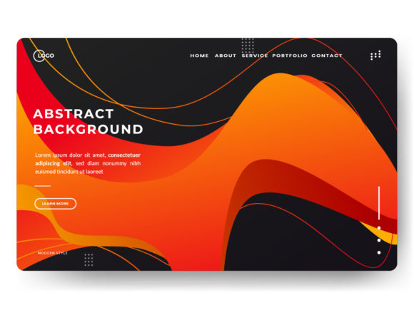Orange Black Abstract Background: A Powerful Design Element for Modern Projects