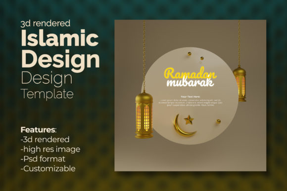 Ramadan Mubarak Post Template