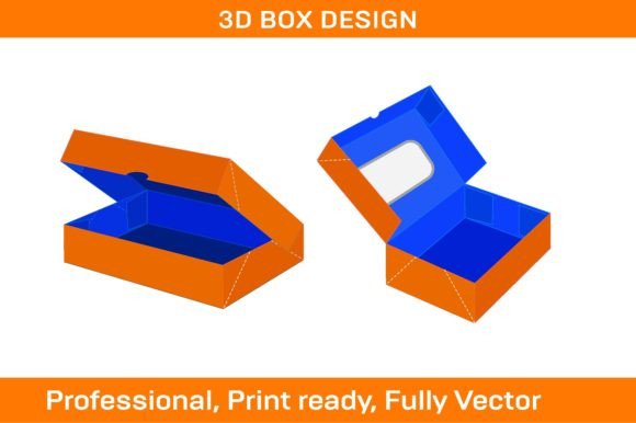 Six Corner Glued Tray Box Dieline: A Practical Packaging Solution